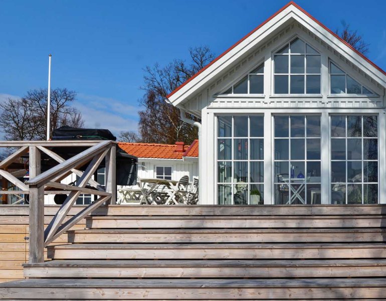 Budowa domu z basenem w Skonevik, Szwecja