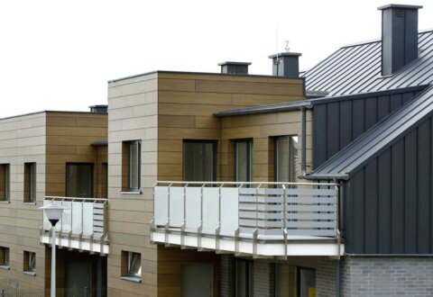(PL) Bariery balkonowe, domy szeregowe Gdańsk