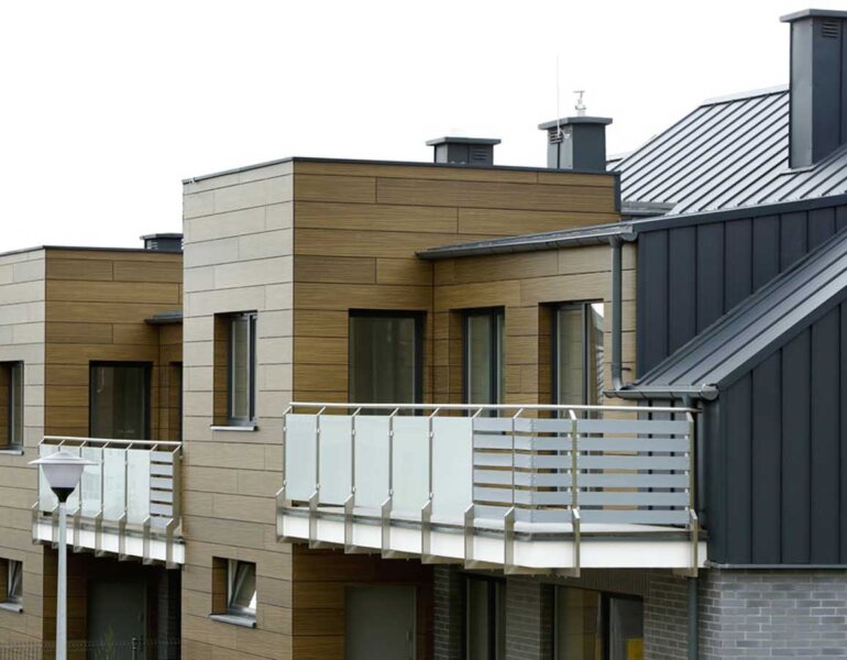 Bariery balkonowe, domy szeregowe Gdańsk